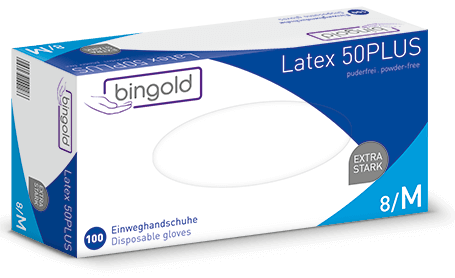 Latex 50 PLUS, Gr. XL Einweghandschuhe