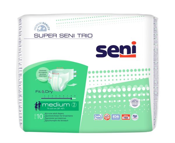 MUSTER Super Seni® Trio, Inkontinenzhosen, Gr. M