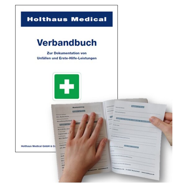 Verbandbuch Din A5 nach BGI 511-1