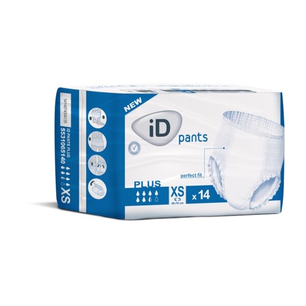 ID Pants Plus, Windelhosen, Gr. XS, 50-70cm