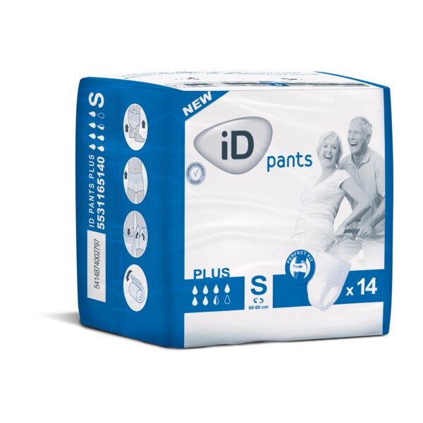 ID Pants Plus, Windelhosen, Gr. S, 60-90cm