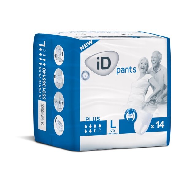 ID Pants Plus, Windelhosen, Gr. L, 100-145cm