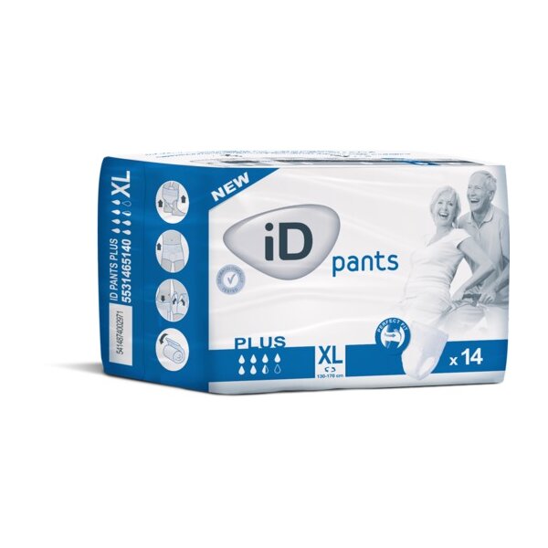 ID Pants Plus, Windelhosen, Gr. XL, 130-170cm