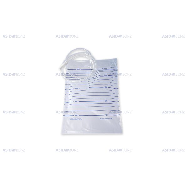 Sekretbeutel, 1500ml, 90cm lang, unsteril