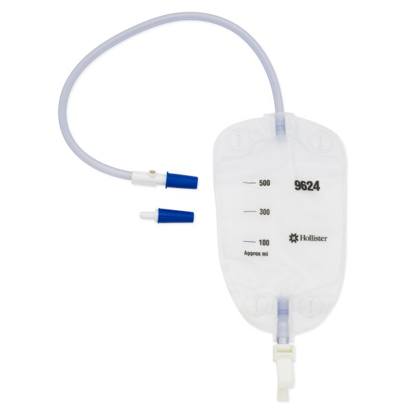 Leg Bag 500ml 50cm Tubing w/ Straps Strl