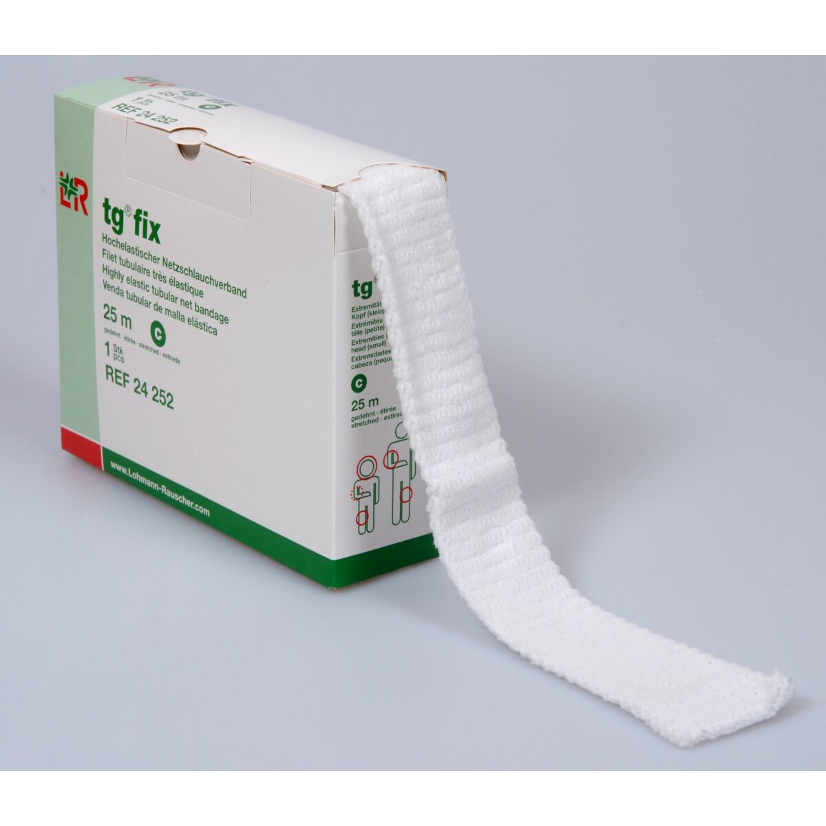 tg® fix, Netzverband, 25m, Gr. C, Kopf/Arm/Bein, 101,74