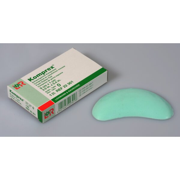 Komprex® Schaumgummi-Kompr., Gr. 0 nierenf., 10mm