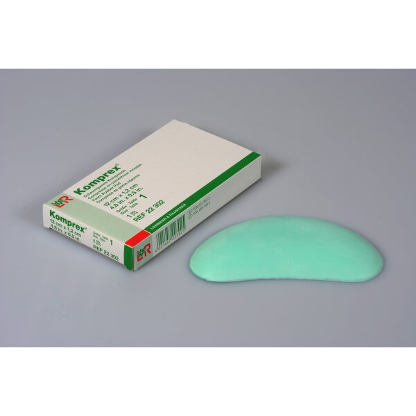 Komprex® Schaumgummi-Kompr., Gr. 1 nierenf., 12mm
