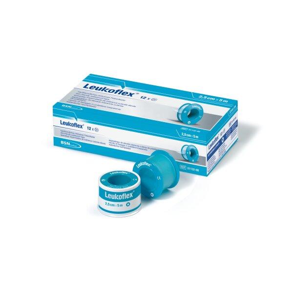 Leukoflex® Fixierpflaster, 5m x 2,50cm