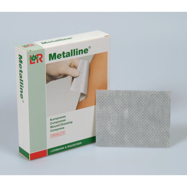 Metalline® Kompressen, 10 x 12cm, steril