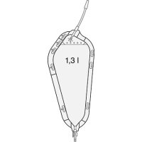 SAUER-Rollibeutel - mit Drehhahn 1,3l - L=12cm