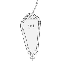 SAUER-Rollibeutel - mit Schiebehahn 1,3l - L=12cm