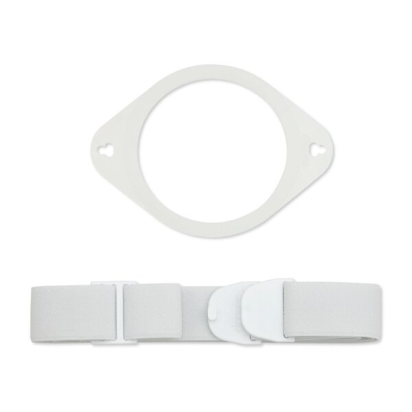 Dansac Gürtel mit Halteringen 85 mm weiß