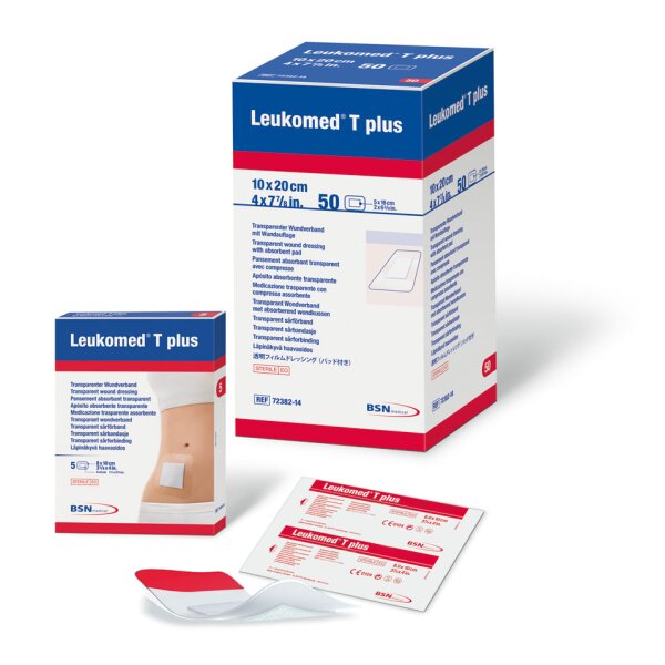 Leukomed® T+, wasserd. Wundverband, 8 x 10cm