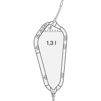 SAUER-Rollibeutel - mit Schwenkhahn 1,3l - L=12cm