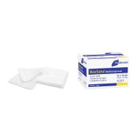 BeeSana® Mullkompresse, 10 x 20cm, 8-fach, unst.