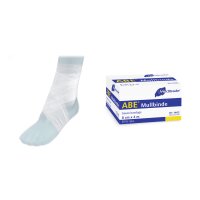 ABE® Mullbinde, Fixierbinde, 8cm x 4m, unsteril