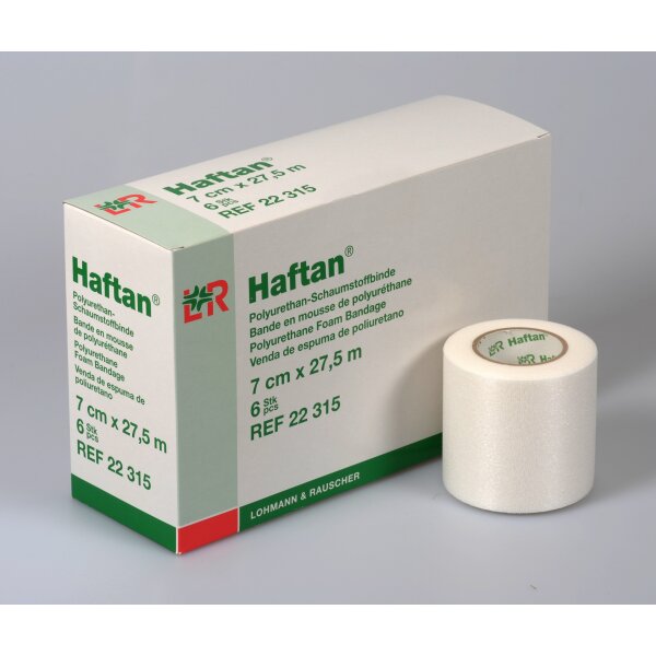 Haftan® Schaumstoffbinde, 7cm x 27,5m, 0,8mm