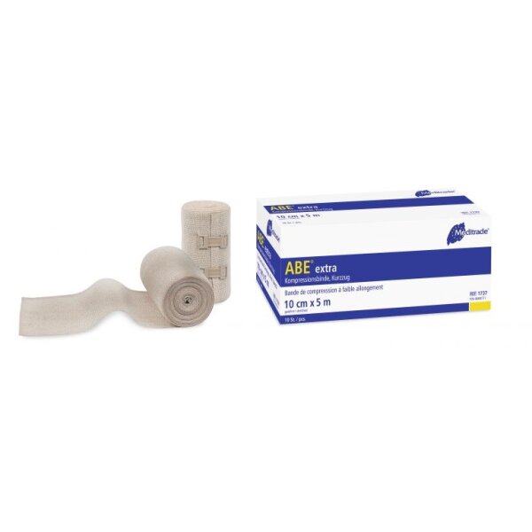 ABE® Extra, Kurzzugbinde, 12cm x 5m, unsteril