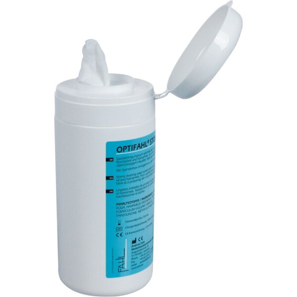 Optifahl® Stoma-Reinigungstuch in Spenderbox