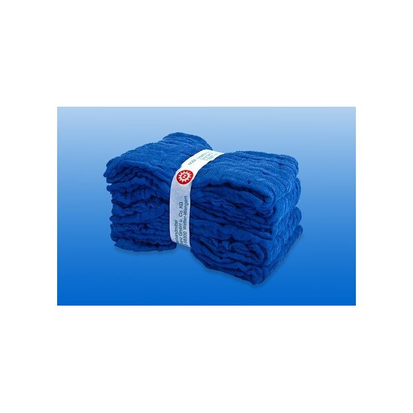 BAUCHTUCH Einweg 45x45 cm 4fach blau