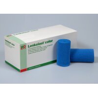 Lenkelast® Color, Universalbinde, blau, 8cm x 5m