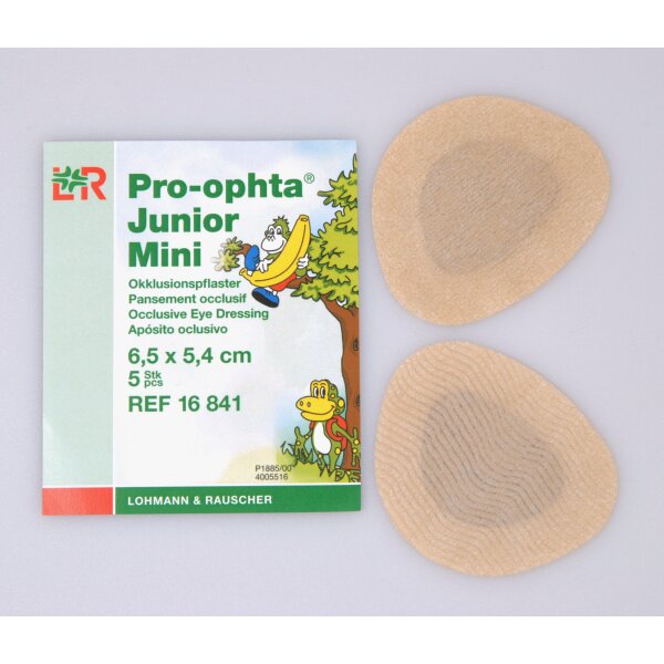 Pro-ophta® Junior, Okklusionspflaster, 5,4 x 6,5cm