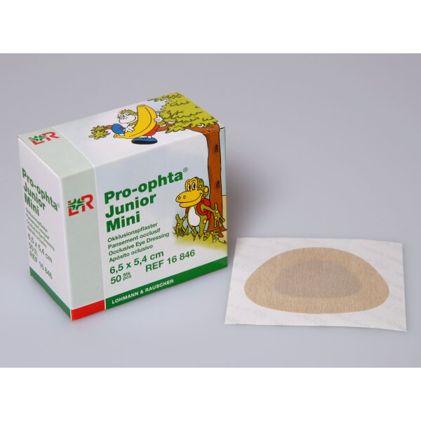 Pro-ophta® Junior, Okklusionspflaster, 5,4 x 6,5cm