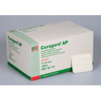 CURAGARD JR Kanuelenfixierpflast.4x6,5cm steril