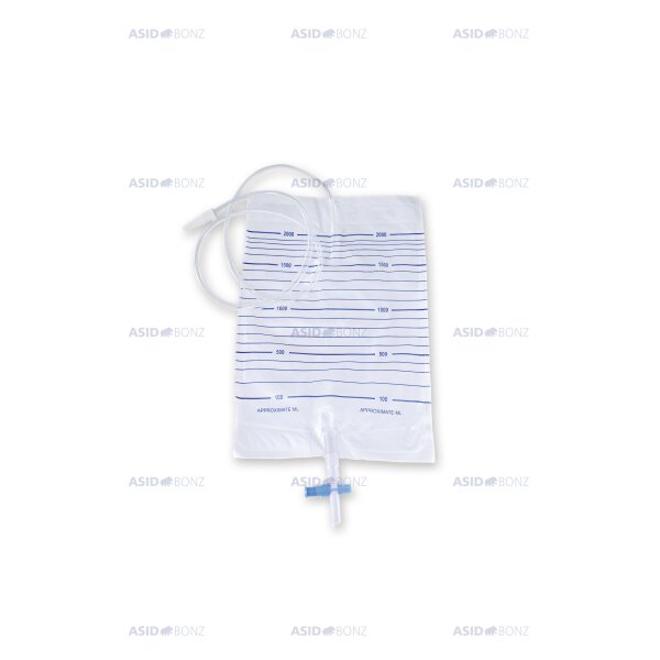 URINBEUTEL M. NRV, 2000ML, 90CM LANG, STERIL