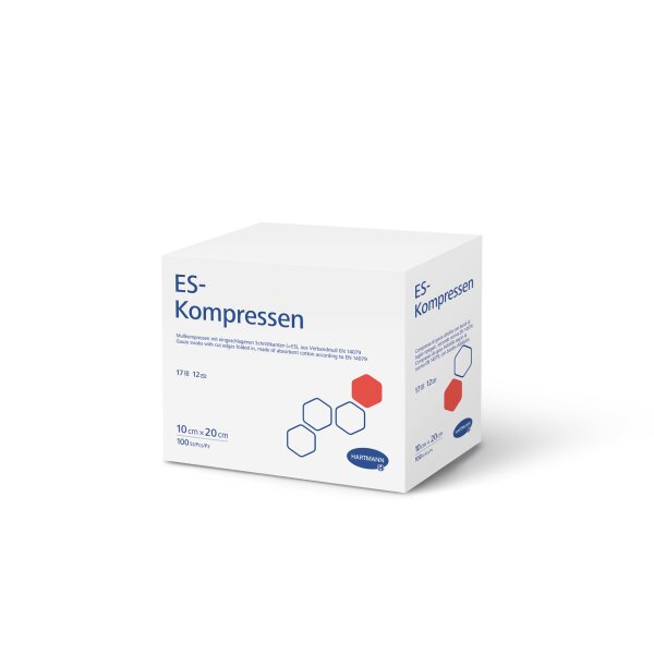 ES-Kompressen unsteril 10x20 cm 12 fach