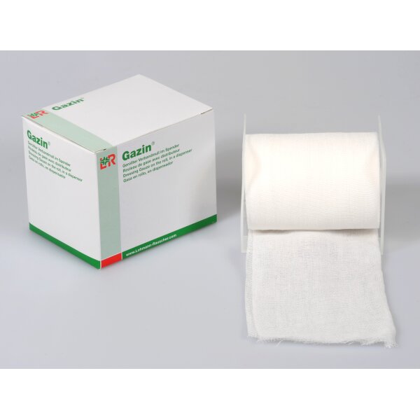 Gazin® Verbandmull, 5m x 6cm, 4fach, gerollt