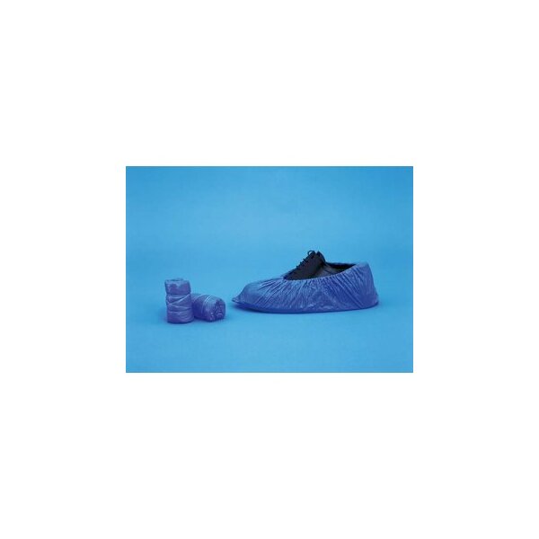 UEBERSCHUHE Einmal Kunststoff blau