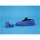 UEBERSCHUHE Einmal Kunststoff blau