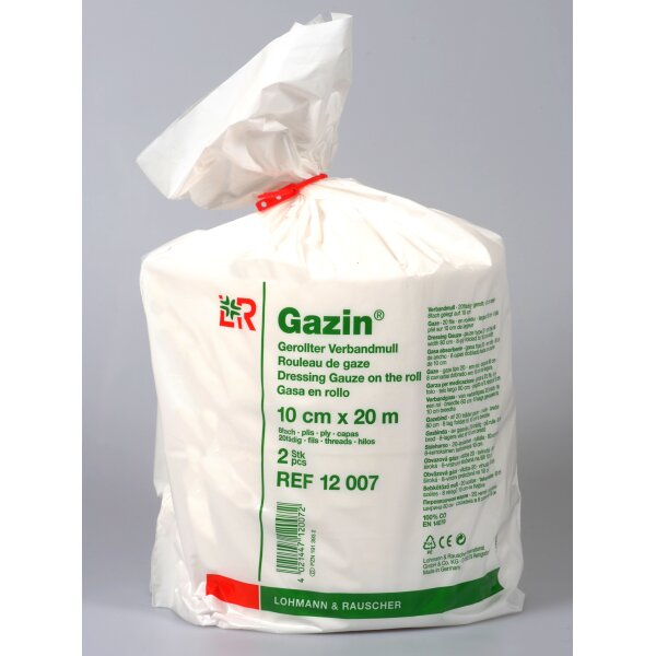 Gazin® Verbandmull, 40m x 10cm, 8fach