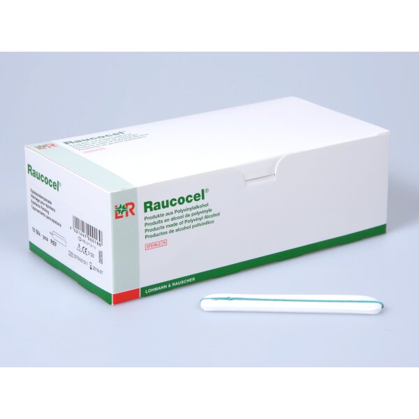 Raucocel® Epistaxistamponaden, 100mm, 3,8 x 12mm
