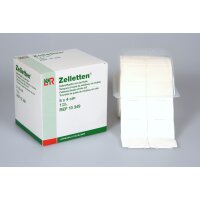 Zelletten® Tupfer, gerollt, unsteril, 5x4cm