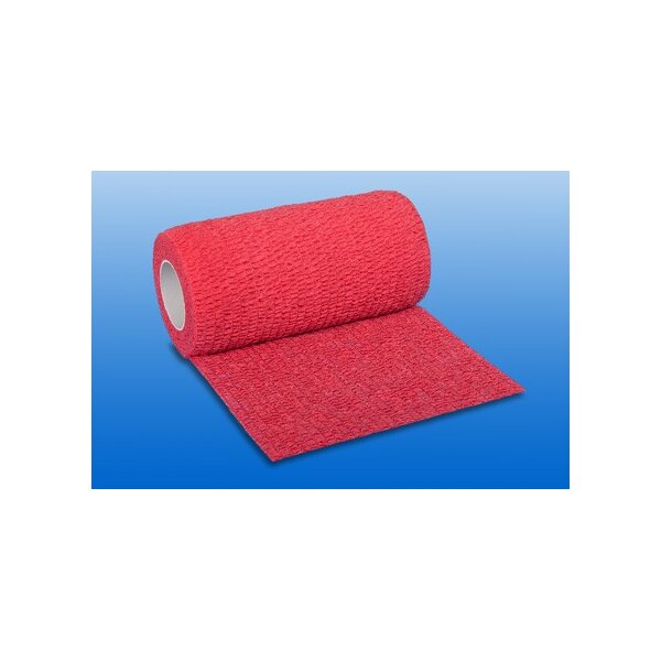 NOBAHEBAN Kompressionsb.kohäsiv 10 cmx4,5 m rot