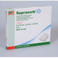 Suprasorb® X, HydroBalance-Wundverb., 9 x 9cm