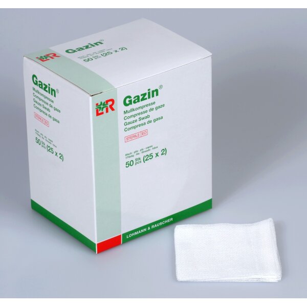 Gazin® Mullkompressen, 10 x 10cm, 8fach, steril