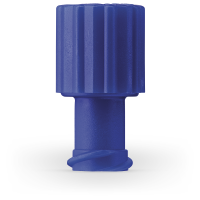 KOMBI STOPFEN blau Luer Lock