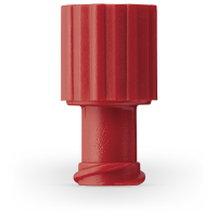KOMBI STOPFEN rot Luer Lock