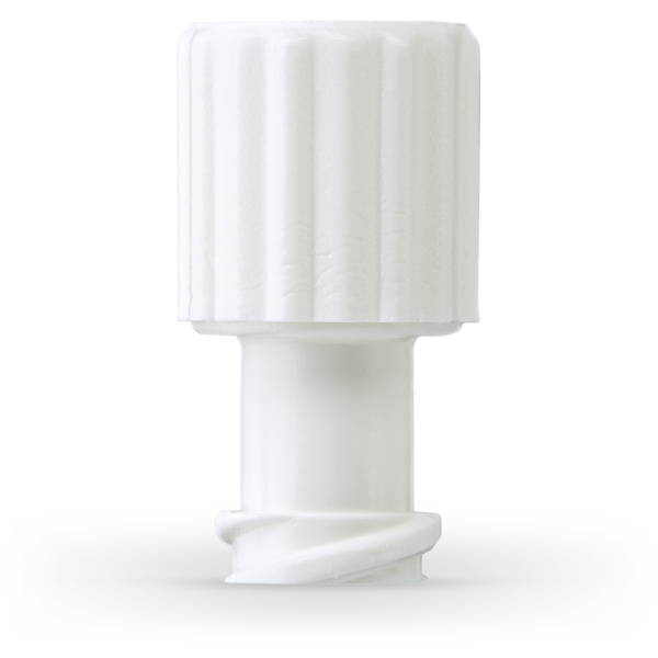 KOMBI STOPFEN weiss Luer Lock