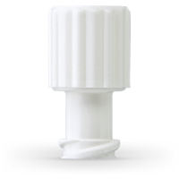 KOMBI STOPFEN weiss Luer Lock