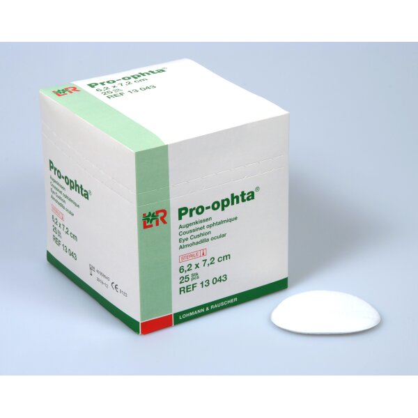 Pro-ophta® Augenkissen, 6,2 x 7,2cm, steril