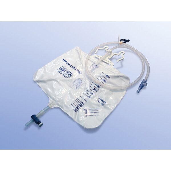 URINBEUTEL steril 4 l 100 cm Schlauch