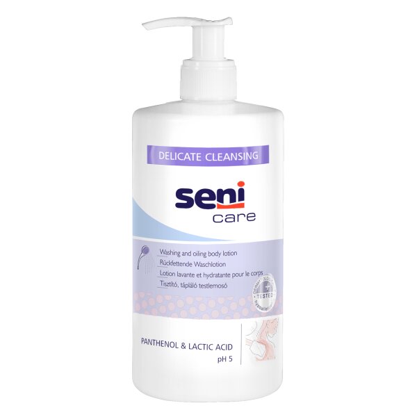 Seni Care rückfettende Waschlotion, 500 ml
