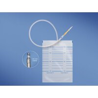 Gallendrainagebeutel, 1500ml, 90cm, m. Luer-Lock