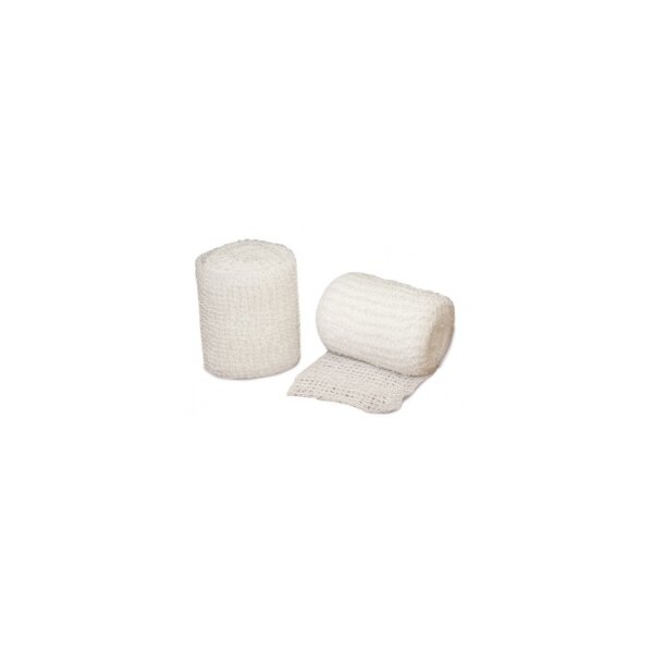 HOZ Mull Krepp, elast. Mullbinde, 4m x 8cm