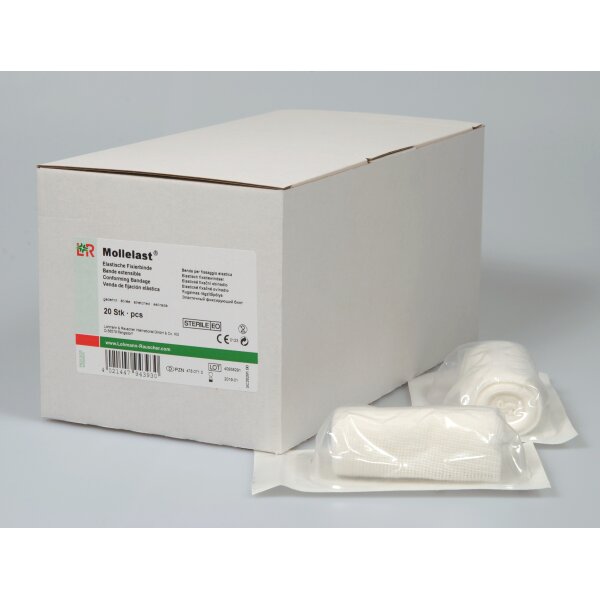Mollelast® Elastische Fixierbinde, 4m x 8cm